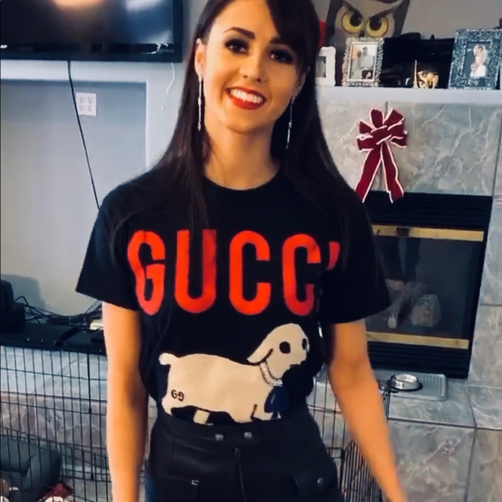 Gucci lamb sheep t-shirt